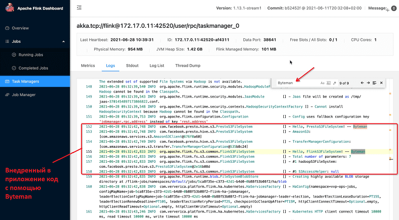 Flink, разработка Flink-приложений, обучение Apache Flink, курсы Apache Flink Для разработчиков, Byteman для отладки Java-кода