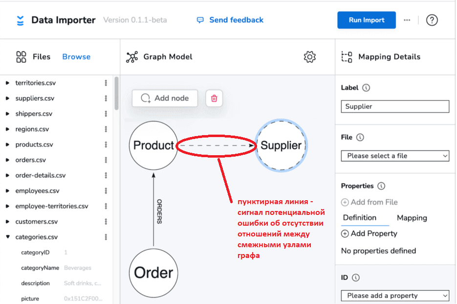 Neo4j Data Importer