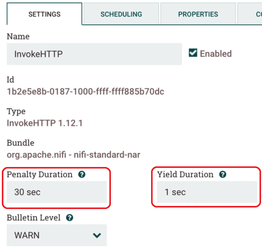 Настройка поведения FlowFile в NiFi
