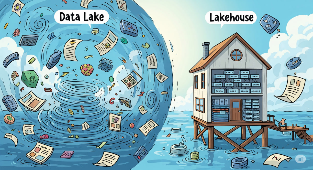 Хорошо иметь домик на озере данных Data Lake House https://test.bigdataschool.ru/courses/data-architecture/