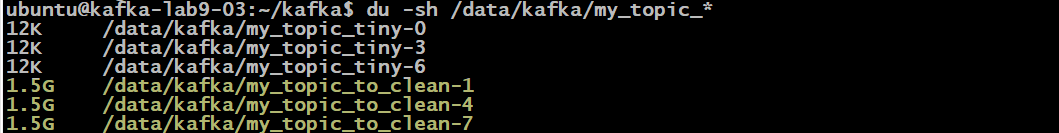 Топик Кафка перед очисткой