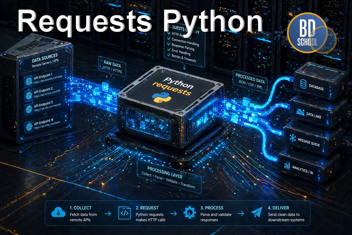 Python requests — это мощная библиотека для выполнения синхронных HTTP-запросов. Инструмент позволяет программному коду обмениваться данными с удаленными серверами. Библиотека полностью скрывает сложную низкоуровневую реализацию сетевых протоколов. Разработчик получает максимально удобный высокоуровневый интерфейс для работы. Главная философия создателей проекта звучит как HTTP для людей.