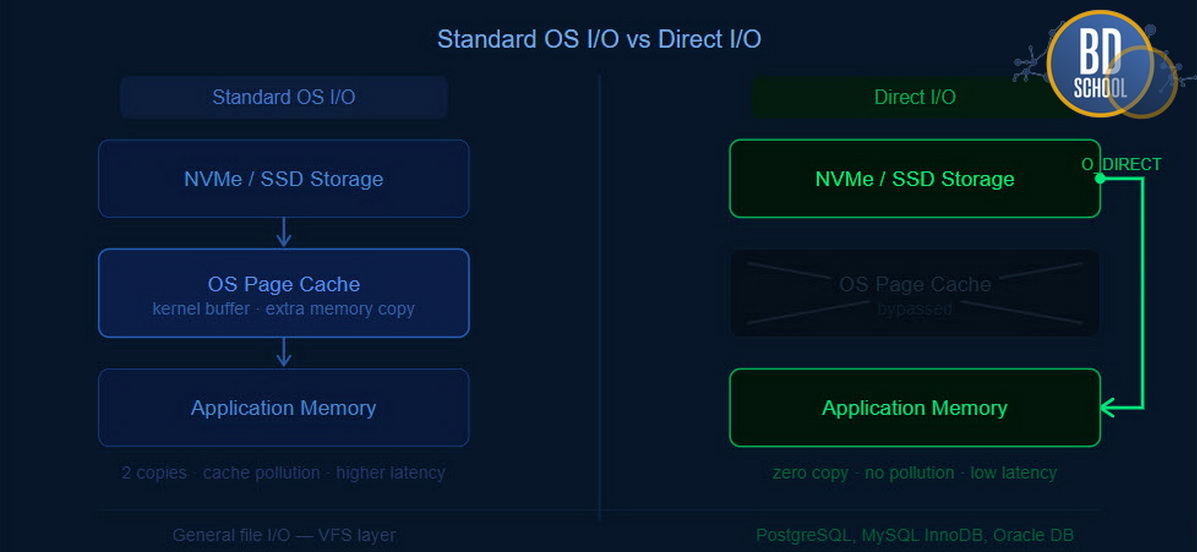 Использование Direct IO для доступа к данным и исключения cache