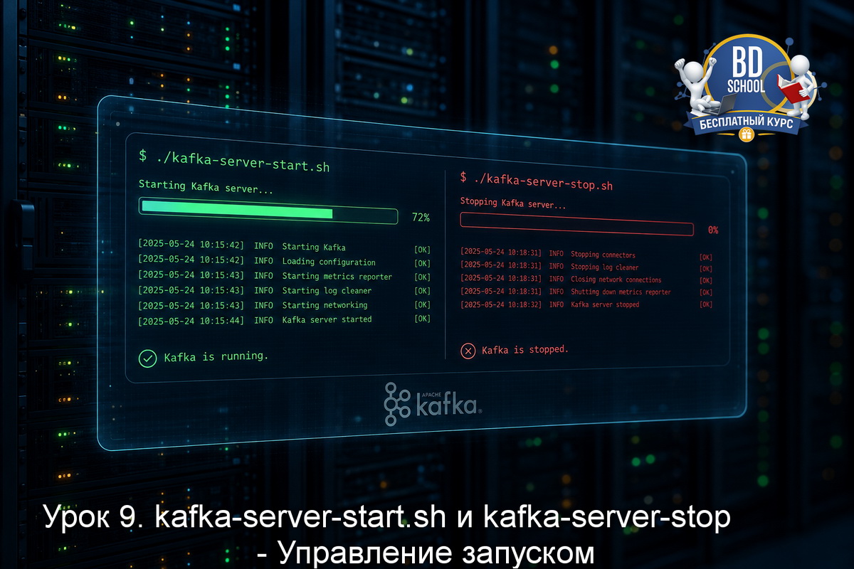 Управление стартом кластера Kafka c помощью systemd скриптов
