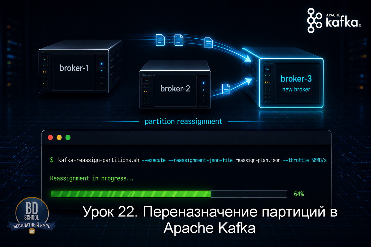 как переназначить партиции в Apache Kafka сделать более эффективно